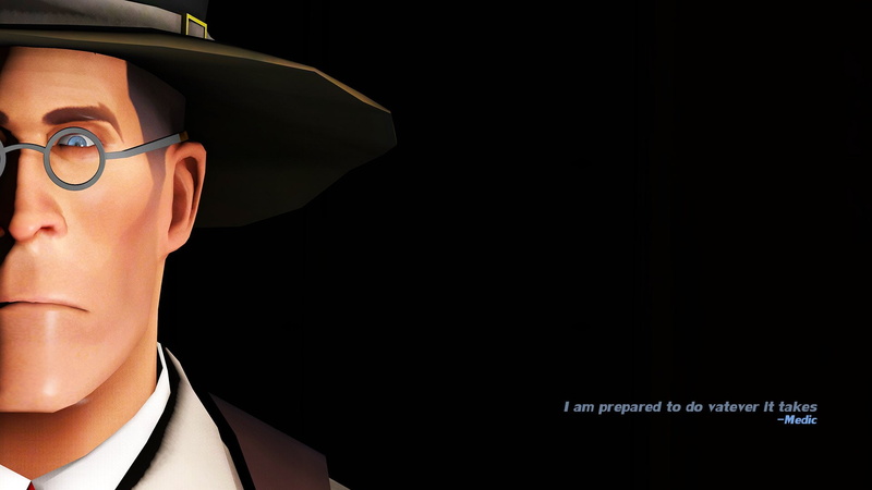 Team Fortress, 1080P, Medic (Team Fortress), Team Fortress 2, Dark
