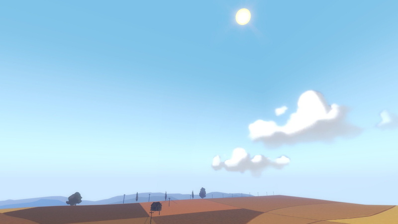 team, sun, clouds, farmland, 1080P, fortress, skyscapes