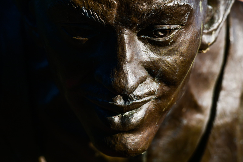 male likeness, spirituality, museum, sculpture, bronze, religion, creativity, carving - craft product, statue, human representation, no people, 5K, representation