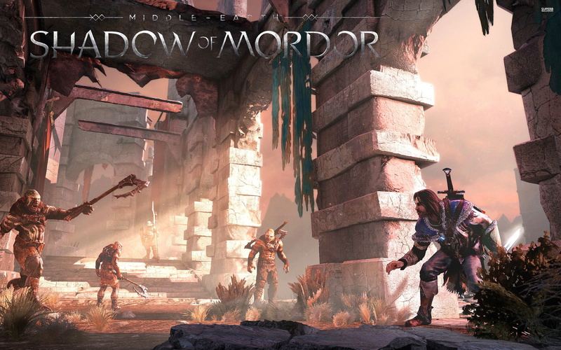 lord, earth, online, fantasy, poster, lotr, 2K, middle, shadow, action, rings, adventure, mordor, warrior