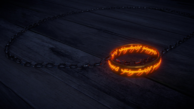 jewelry, flame, wood, glowing, One Ring, wood - material, personal accessory, still life, chain, single object, close-up, The One Ring, heat - temperature