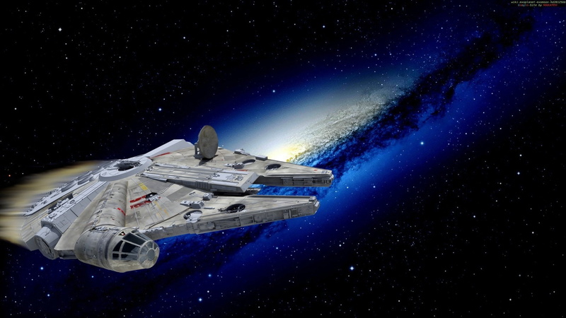 1080P, Planet, Mond, Raumschiff, Star Wars