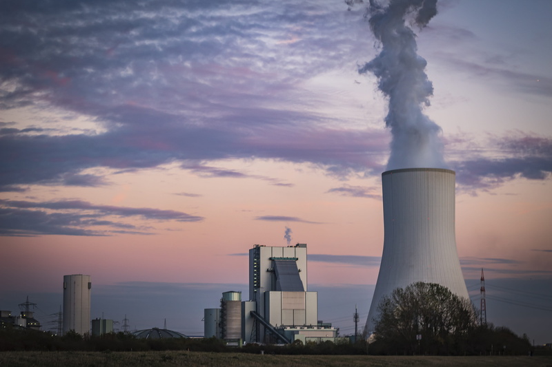 pollution, energy generation, power plant, power station, fumes, chimney, environmental issues, energy, ruhr area, building exterior, outdoors, technology