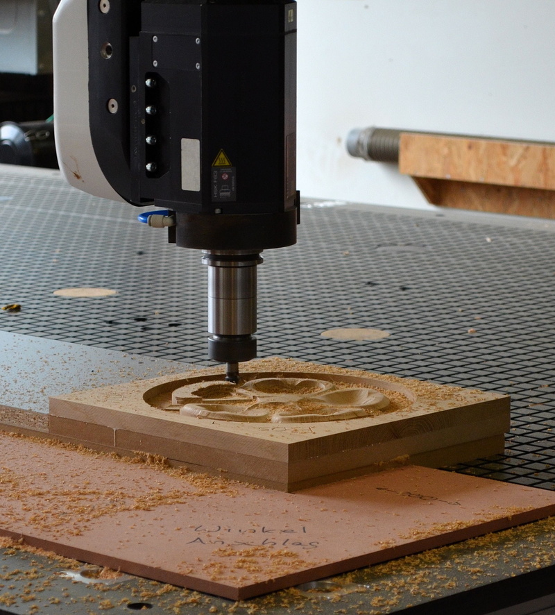 indoors, still life, close-up, production, no people, carpenter, table, joinery, industry, control, metal, architecture, machinery, milling, day, focus on foreground