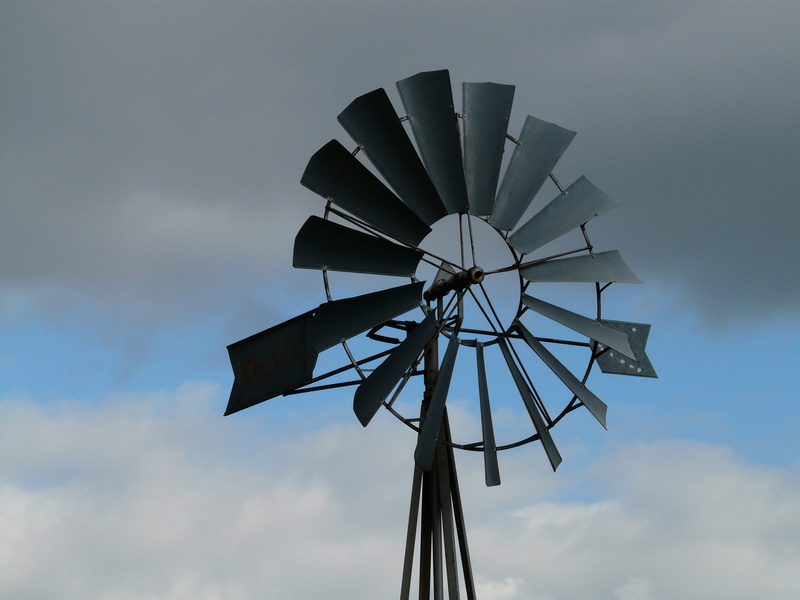 rural scene, environment, propeller, sky, windpump, water, alternative, Wind Power Plant, drive, tinker, metal, steel, traditional windmill, generator