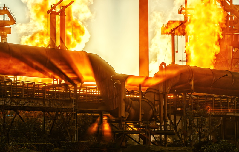 sun, contrast, smoke, sunset, pipes, occupation, back light, chimney, building exterior, one person, sunrise, outdoors, light, heat - temperature, industry