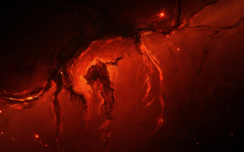 no people, chaos, beauty in nature, red space, flowing, power, nebula, red, communication, motion, molten, geology, sign, Space, destruction, erupting