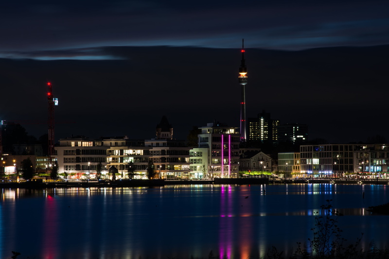 building, city, phoenix lake, no people, tall - high, waterfront, nature, travel destinations, homes, architecture, 5K, building exterior, sky, dortmund