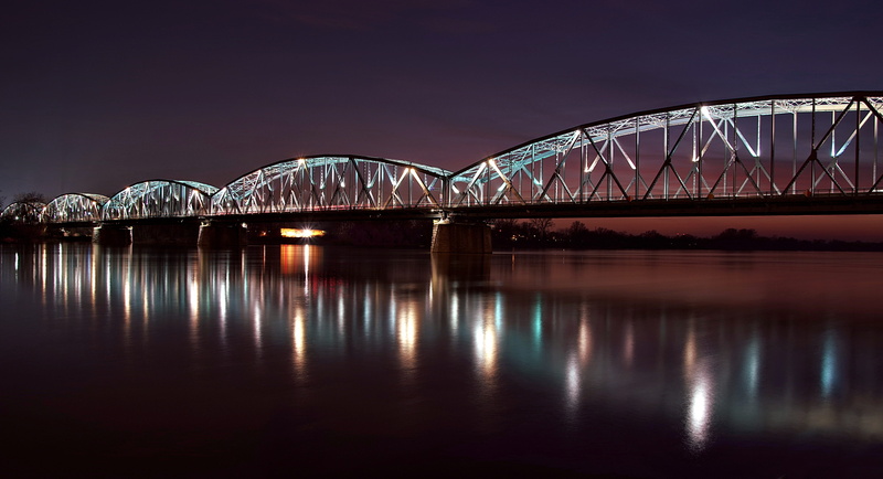 wisla, arch, tourism, texas at night, nightlife, water, architecture, the highlighted, iron, poland, transportation, built structure, building exterior