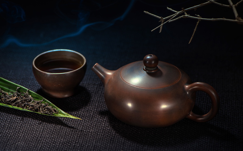 tea, tea - hot drink, tea leaves, surface, cultures, hot drink, close-up, black tea, drink, brown, tea kettle, no people, studio shot, tea cup, kitchen utensil