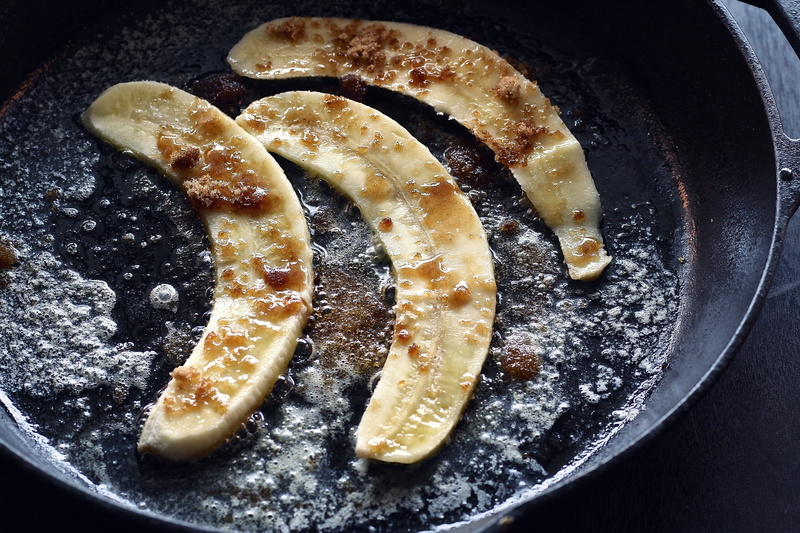 banana, food and drink, 4K, preparation, fried, temptation, sweet food, no people, fresh, syrup, homemade, indoors, caramelized, breakfast, fruit, sugar