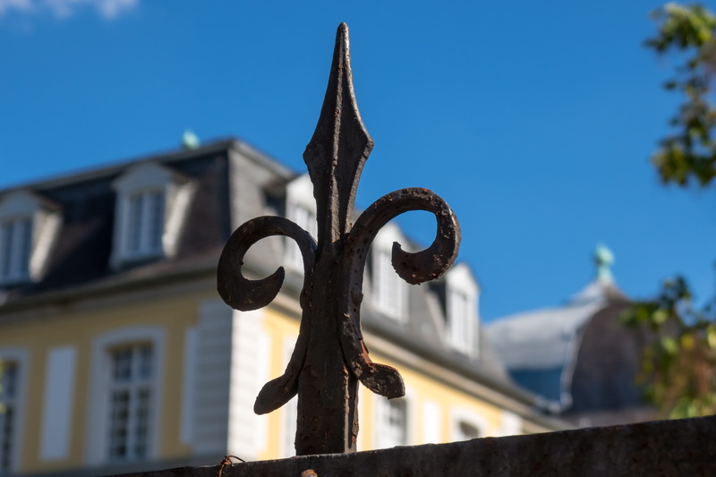 black color, blacksmithing, pointed, architecture, close-up, cast iron, building, sculpture, ornament, sky, iron - metal, no people, low angle view, day
