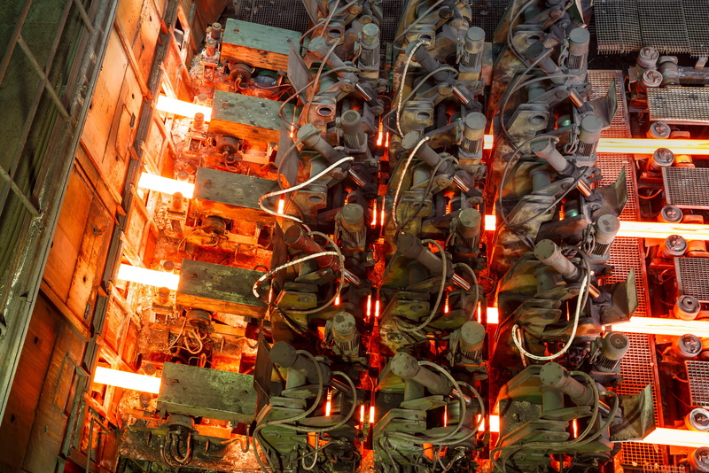 heavy machinery manufactures, 4K, foundry, red hot, heat moldable metal