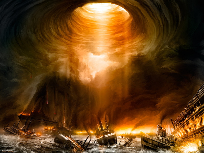industry, disaster, sinking, outdoors, danger, red, abstract, steel Mill, no People, power, orange color, smoke - Physical Structure, pollution, inferno