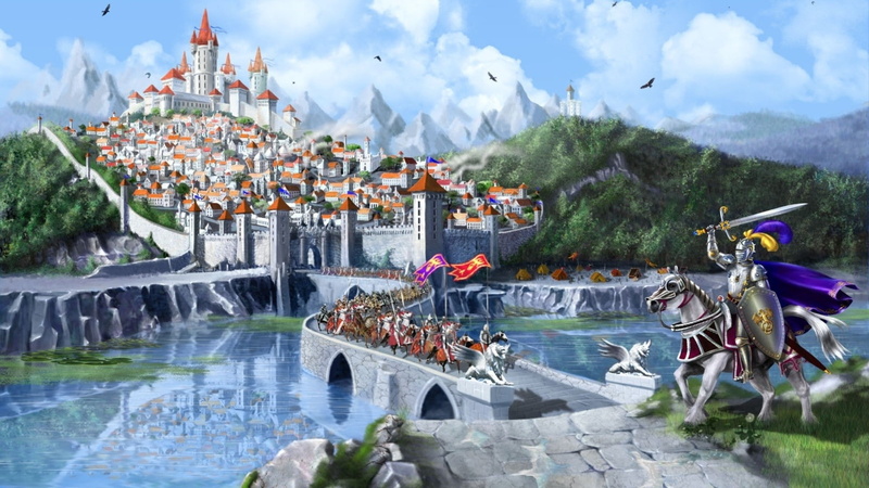 wall, art, medieval, war, kingdom, castles, 1080P, animals, fantasy, knights, horses, x, hd, tower