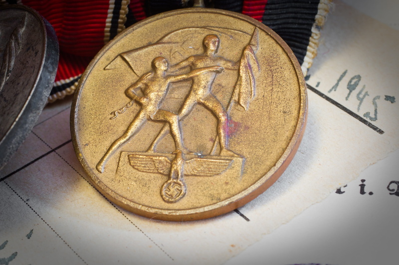 group of objects, gold colored, text, war, World War Ii, representation, table, 2K, business, art and craft, soldiers, number, coin, october 1938, close-up