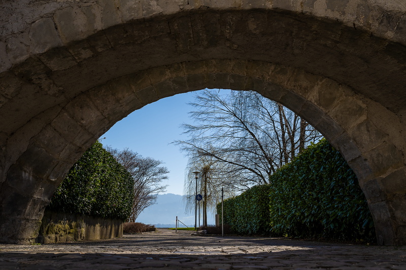 transportation, building, day, clear sky, old, passage, 5K, masonry, growth, input, direction, stone, the way forward, lake constance, tranquility, nature
