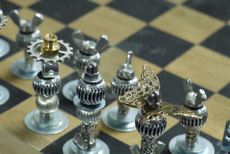 no people, competition, figures, colored, 2K, gray, arts culture and entertainment, figure, leisure activity, play, game, wooden, lighting equipment, knight