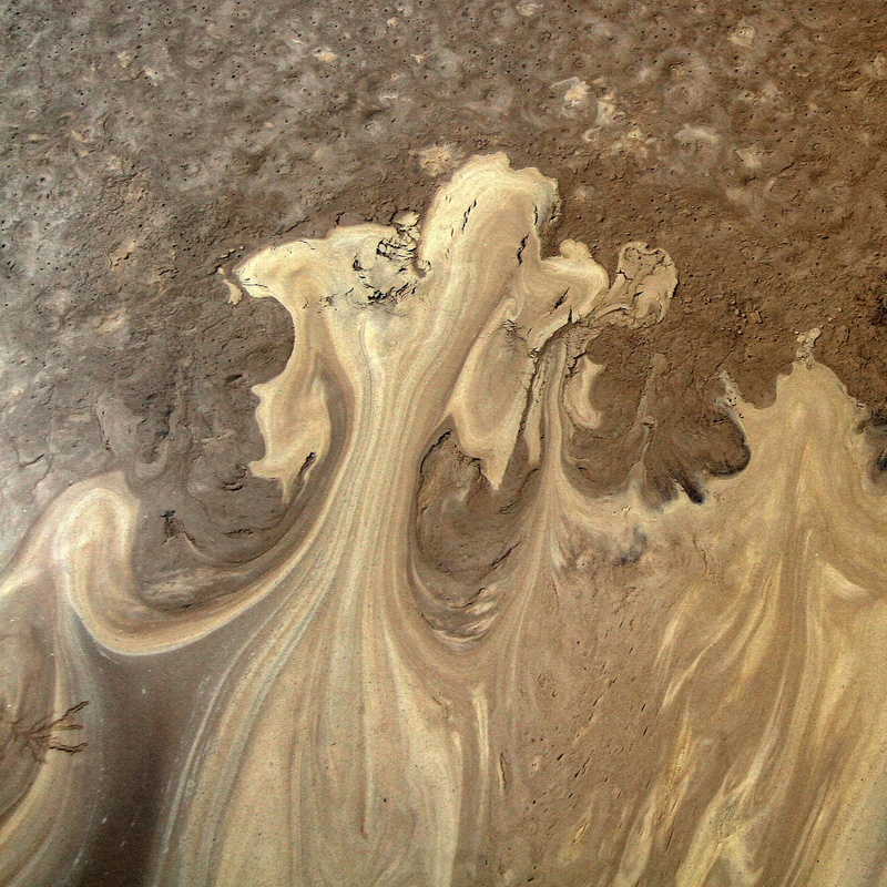 environment, art, pattern, no people, mud, motion, plywood, ornament, outdoors, close-up, painting, desert, water, ground, day, coin, fossil, dirt, creativity