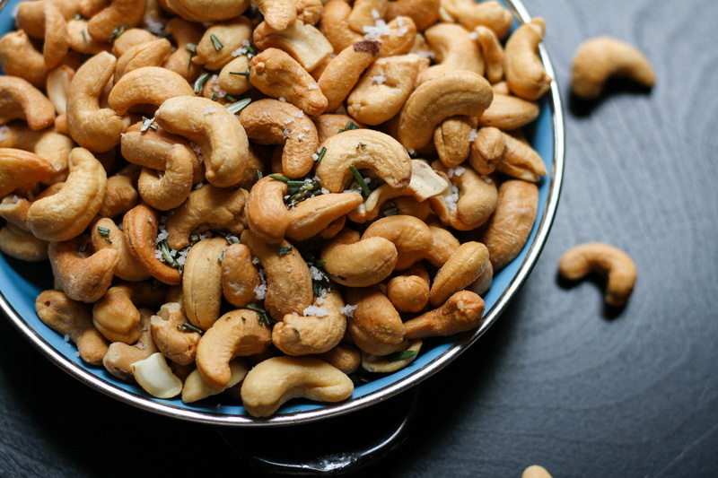 close-up, cashew, fried, ready-to-eat, ceramic, still life, bowl, abundance, freshness, food, snack, wellbeing, food and drink, brown, nut - food, heap