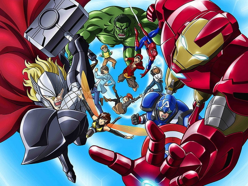 Hulk, Captain America, Iron Man, Spider-Man, 720P, Wasp (Marvel Comics), The Avengers, Thor