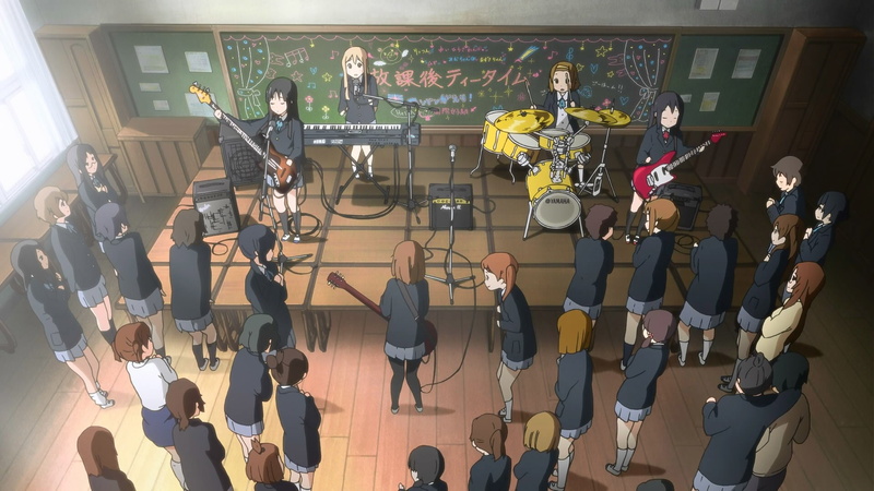 Yui Hirasawa, Eri Taki, Jun Suzuki, Megumi Sokabe, Keiko Lida, Mio Akiyama, Ritsu Tainaka, Chizuru Shima, Mifuyu Matsumoto, Ushio Oota, Fuuko Takahashi