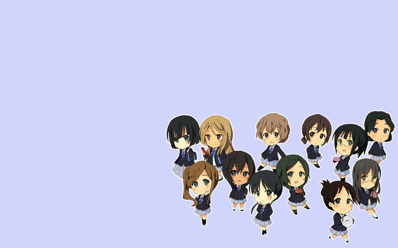 1080P, Azusa Nakano, Mio Akiyama, Mika Saeki, Nodoka Manabe, Ui Hirasawa, K-ON!, Anime, Yui Hirasawa, Tsumugi Kotobuki, Ritsu Tainaka, Jun Suzuki, Ichigo Wakaouji