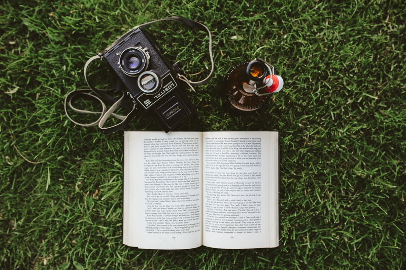 nature, outdoors, paper, Book, directly above, plant, music, communication, publication, headphones, growth, arts culture and entertainment, summer, no people
