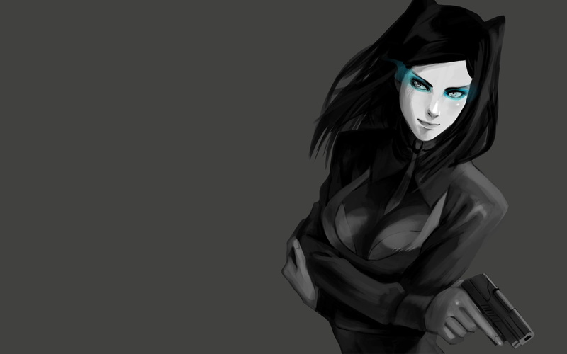 anime, ergo, brunette, proxy, drawing, cartoon/comic, hd, 1080P