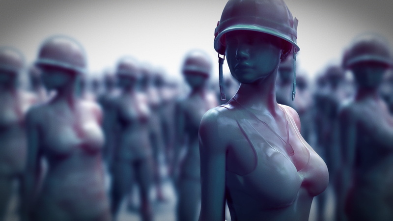 crowd, uniform, stockings, work helmet, the army, pins, people, adult, hussars, 2K, girl, standing, in the series, business, war machine, front view, safety