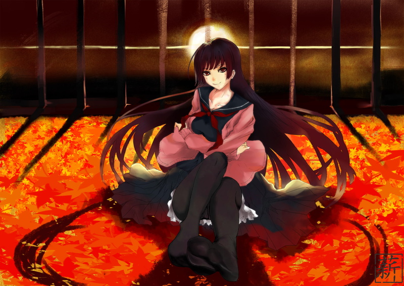 kanoe, seifuku, yuuko, tasogare, amnesia, pantyhose, signed, woodoor, 1080P, otome