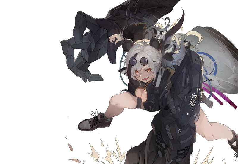 Arknights, Kuroduki, anime girls, anime, 1080P, FEater (Arknights)