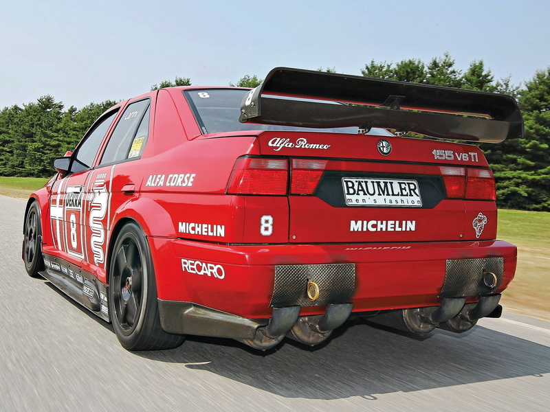 race, dtm, se052, 1080P, v 6, racing, alfa, 1993, t i, romeo, 155
