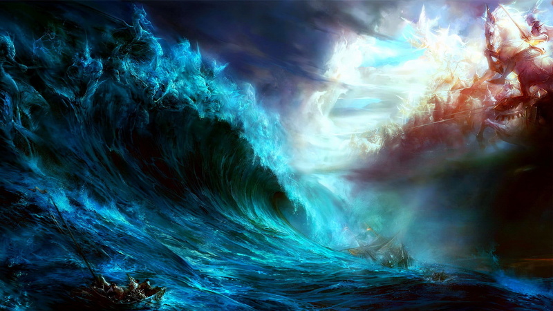 nature, beauty in nature, power in nature, outdoors, horsemen, mystery, creature, artwork, flowing, abstract, cloud - sky, tranquility, power, backgrounds