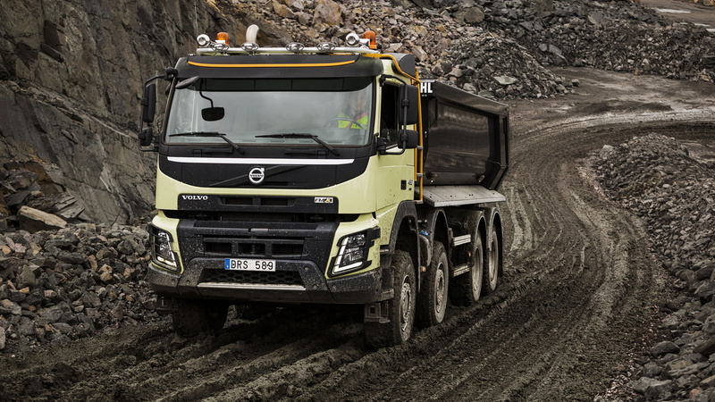 camion, carga, volvo, barro, sueco, 720P