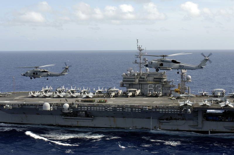 helicopters, warship, 4K, ship, military, vehicle