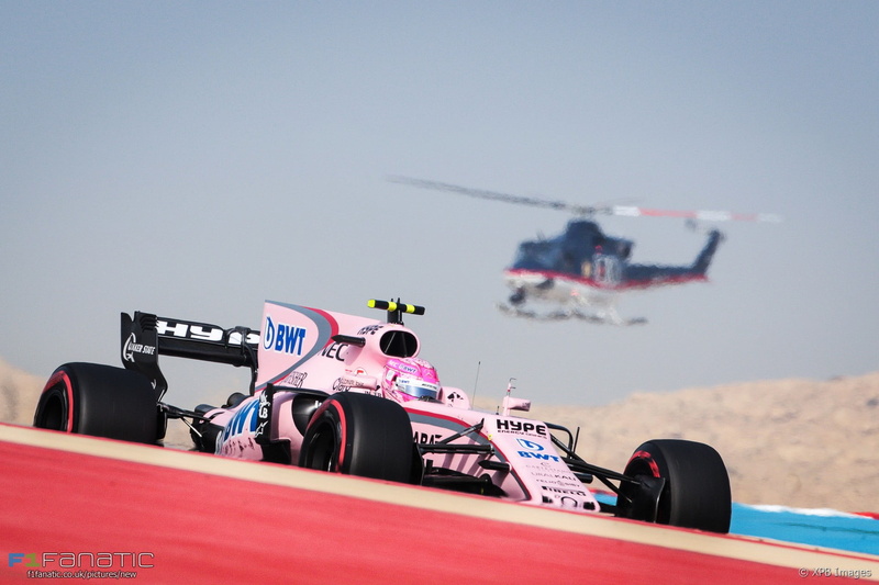 nautical vessel, water, Bahrain, Force India, people, racing, transportation, mode of transportation, Formula 1, car, military, on the move, real people