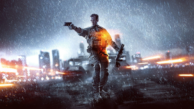 artwork, transportation, communication, warning sign, full length, Battlefield 4, spraying, night, red, robot, two, heroes, rain, people, nature, toys