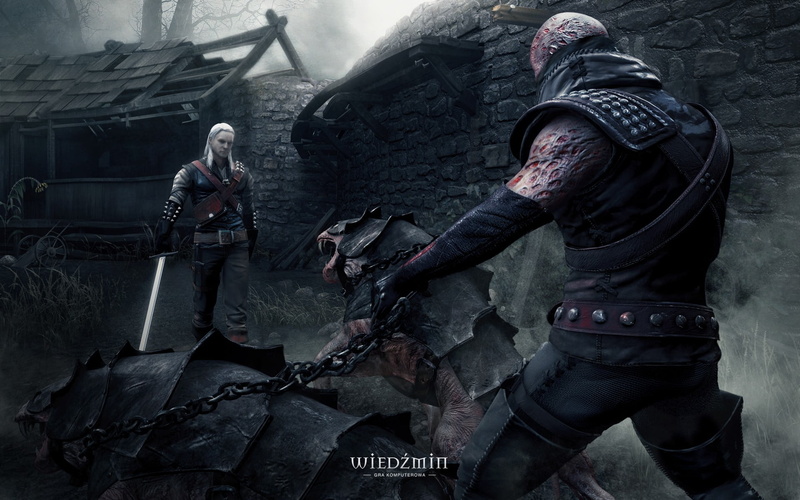 gun, war, uniform, holding, suit of armor, two people, day, 1080P, army soldier, video games, rescue worker, government, The Witcher, weapon, fighting