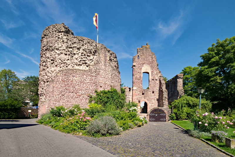 ruin, old building, travel destinations, dreieich, hesse, germany, wall, building, three oak grove, middle ages, fort, stone material, day, tower, culture