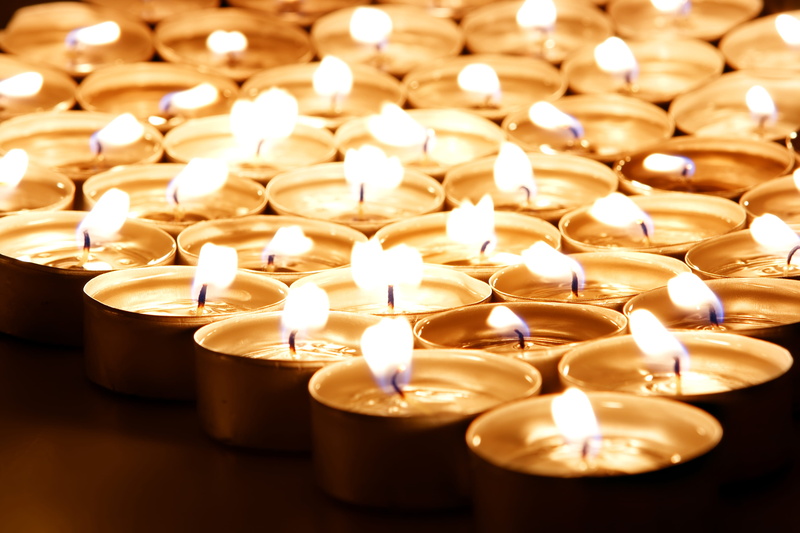 lighting equipment, fun, religion, heat - temperature, joy, glowing, nature, colorful, commemorate, orange, color, burning, age, yellow, high angle view