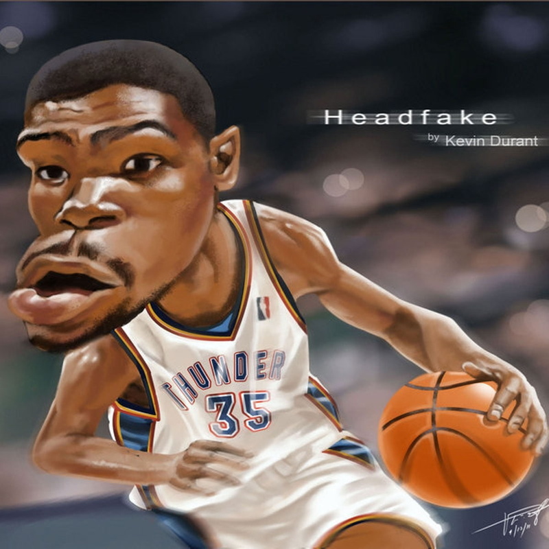 j, DeviantART, thunder, wallpape, 480P, x, oklahoma, NBA, sports, hd, city, durant, art, basketball, kevin, patrick, vincent
