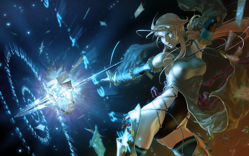 ocampo, deviantart, fantasy, women, soft, 2K, chester, magic, wizard, elpinoy, shading, x, girls, anime