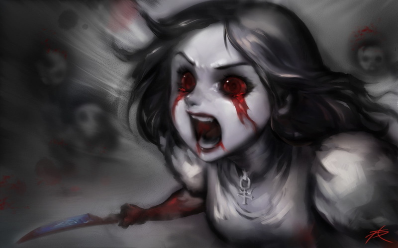 720P, artwork, Alice: Madness Returns, anime girls