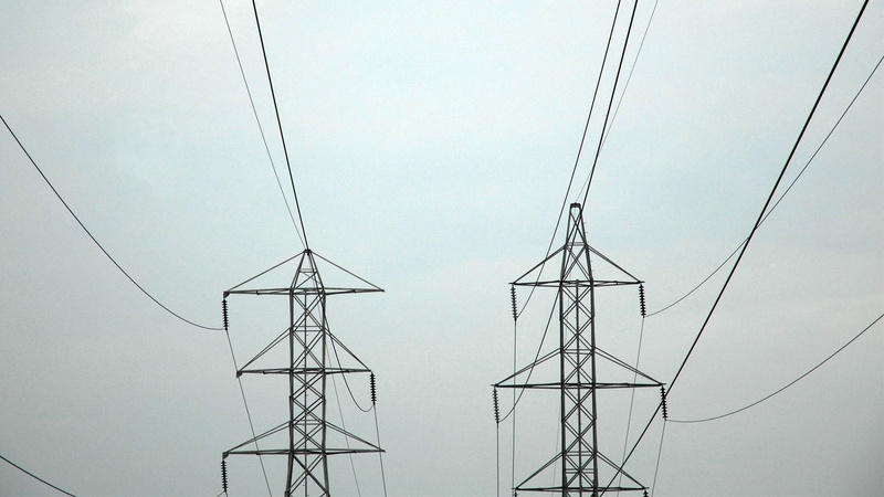 two, technology, electricity, connection, power line, electricity pylon, wires, poles, steel, industry, towers, environmental conservation, nature, cable