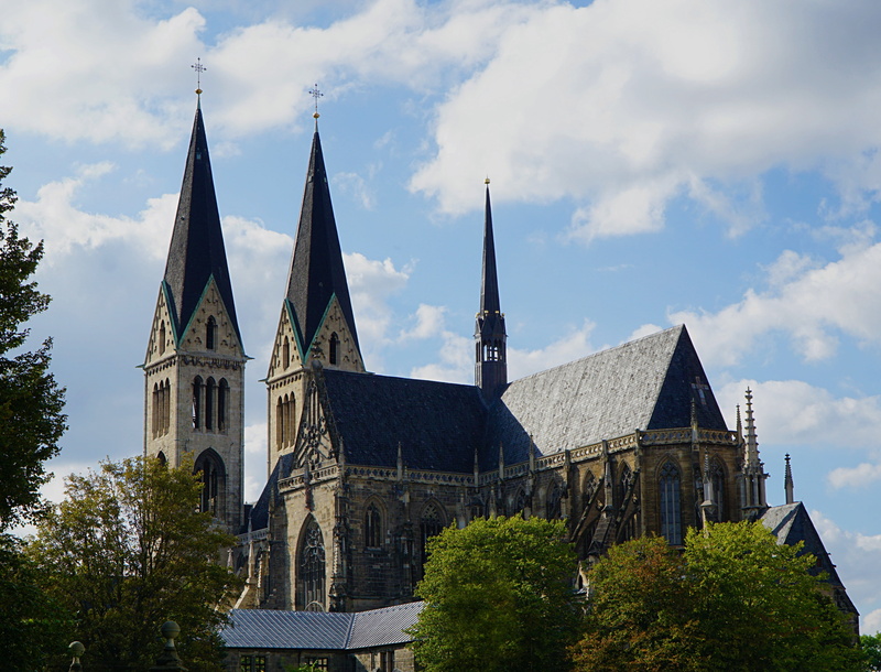 4K, built structure, dom, architecture, nature, old, the past, towers, gothic style, outdoors, building, spire, place of worship, emperor, diamond roof