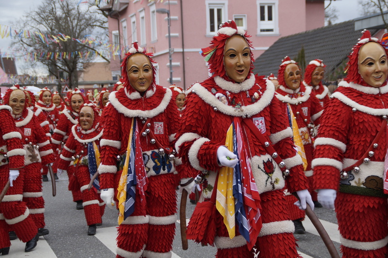 people, wooden mask, decoration, vineyard, chinese new year, day, larva, holiday - event, group of people, architecture, swabian alemannic, haestraeger