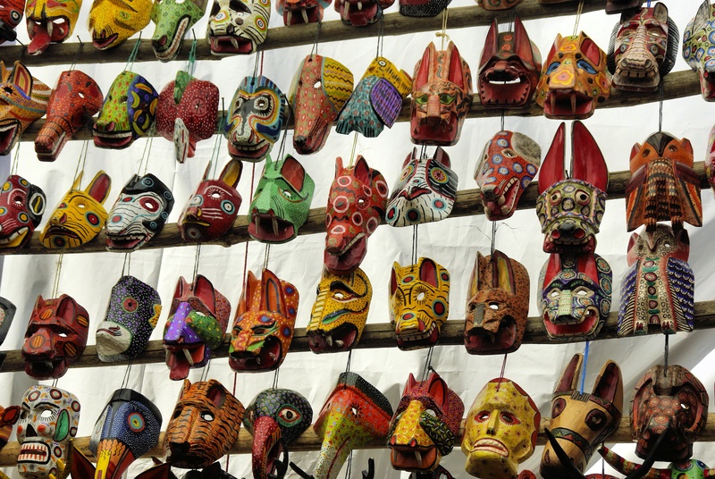 wooden, in a row, arrangement, collection, no people, retail display, 4K, abundance, variation, large group of objects, representation, san-pedro, hanging