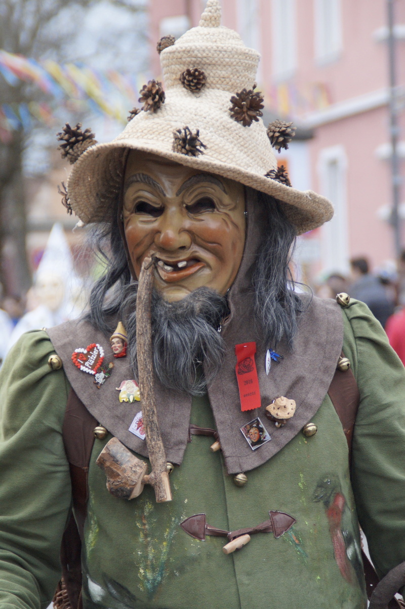 carnival parade, germany, man, figure, fools jump, lifestyles, human, incidental people, dressed up, leisure activity, carnival, 5K, waldschrat, real people