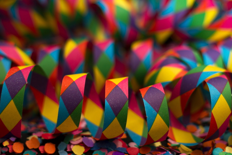 no people, confetti, multi coloured, paper snakes, pattern, backgrounds, party - social event, abstract, variation, shape, colorful, celebrate, vibrant color